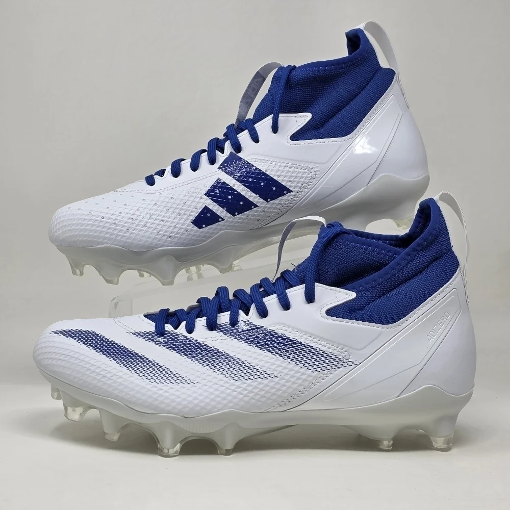 adidas Adizero Impact Football Cleats Mens Size 9 White Shoes IF2478 New